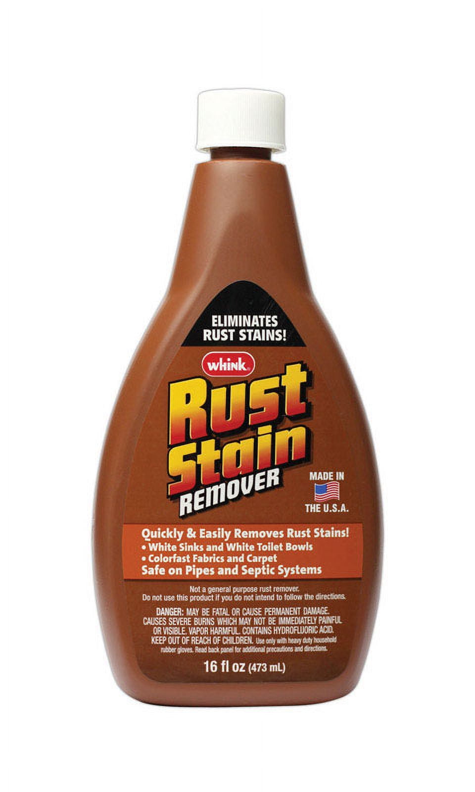 6 Pc, Whink No Scent Rust Stain Remover 16 Oz Liquid