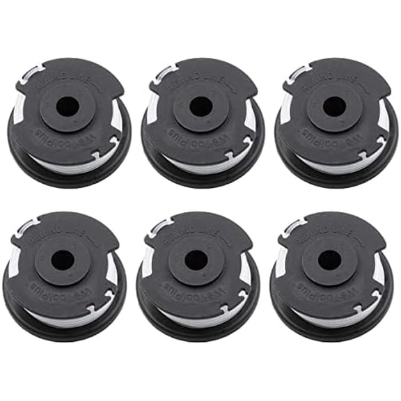 6 Pcs 0.065'' Weed Eater String 20V Max for Fits Hyper Tough HT-19-401-003-06 & HT-19-401-003-07, 0.065 mm 16ft Trimmer Spool Line Weed Eater Line Eater String$$Tools
