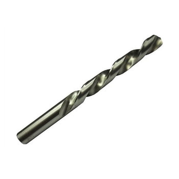 6 Pcs, 19/64" Hss Bright Left Hand Jobber Length Drill Bit, Dwdlh19/64, Flute Length: 3-1/16"; Overall Length: 4-3/8