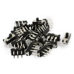 6 Pcs 2 Position DPDT 2P2T 6 Pin PCB Panel Vertical Slide Switch