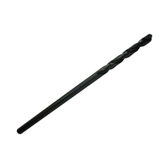 6 Pcs, #2 X 6" Hss Black Oxide Aircraft Extension Drill Bit, Drill America, D/Aa/Cx62, Flute Length: 2-5/8"; Overall Length: 6"; Shank Type: Round; Number Of Flutes: 2