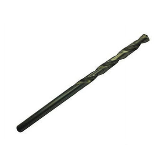 6 Pcs, 21/64" Hss Black Oxide Taper Length Drill Bit, Dwdtl21/64, Flute Length: 4-1/8"; Overall Length: 6-1/2"; Shank Type: Round; Number Of Flutes: 2 Cutting Direction: Right Hand