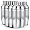 6 Pcs 25 oz Stainless Steel Cocktail Shaker No Leaks Martini Shaker
