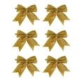 thumbnail image 1 of 6 Pcs 3.5 Inch Ribbon Bows Craft Twist Tie Bow for Packages Gift Wrapping Crafts Wedding Favors Christmas Decor, 1 of 8