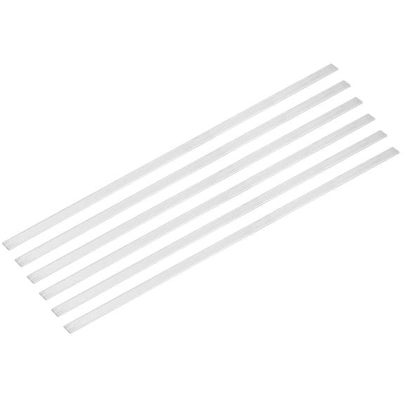 6 Pcs 3/64" Thick  x 15/32" Width x 16" Long Square 6061 Aluminum Flat Bar