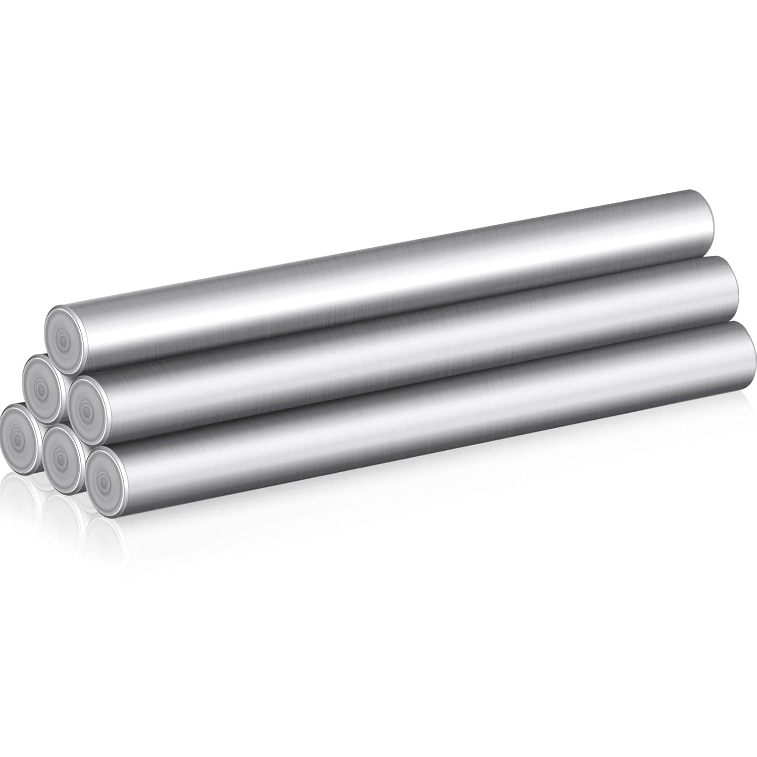 6 Pcs 3/8 x 4 Inch Steel Metal Dowel Pins Bunk Bed Replacement Hardware for 3/8" Pre-drilled Holes 304 Stainless Shelf Pins Support Pegs for Shelf Bracket Bookshelf Cabinet Closet