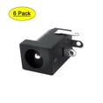 thumbnail image 1 of 6 Pcs 3 Pin PCB Mount 5.5 x 2.1mm Female DC Power Jack Socket Connector, 1 of 4