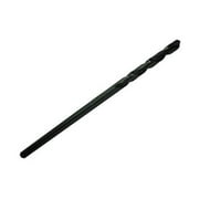 6 Pcs, #30 X 12" Hss Black Oxide Aircraft Extension Drill Bit, Qualtech, Dwda/Cx1230, Flute Length 1-5/8"; Overall Length 12"