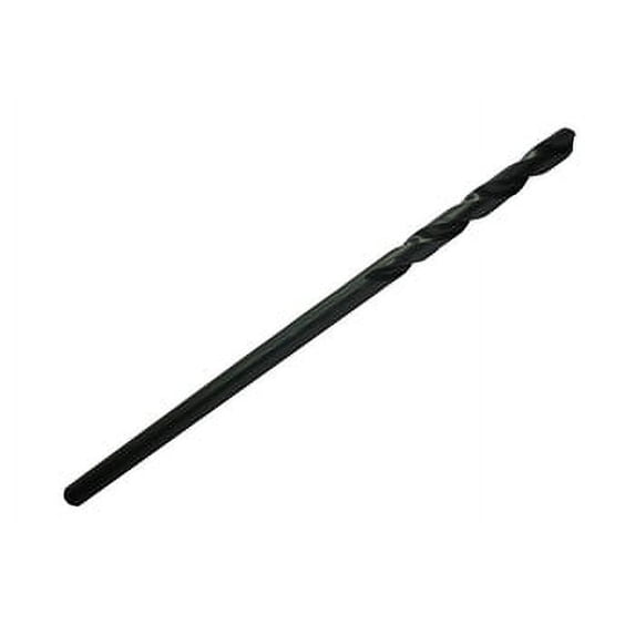 6 Pcs, #32 X 6" Hss Black Oxide Aircraft Extension Drill Bit, Qualtech, Dwda/Cx632, Flute Length: 1-5/8"; Overall Length: 6"