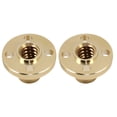 thumbnail image 1 of FUEENIRVA 6-Pack Trapezoidal Brass Nuts for 3D Printer Accessories, Smooth and Quiet, 1 of 6
