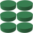 thumbnail image 1 of 6 Pcs 4.5 inch Floral Foam Blocks Large Dry Floral Foam Round Flower Foam Blocks for Artificial Flowers, Wedding Aisle Flowers, 1 of 5