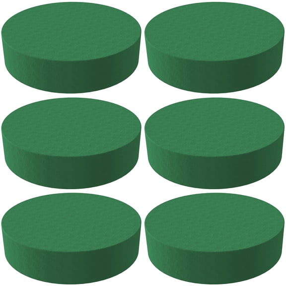6 Pcs 4.5 inch Floral Foam Blocks Large Dry Floral Foam Round Flower Foam Blocks for Artificial Flowers, Wedding Aisle Flowers