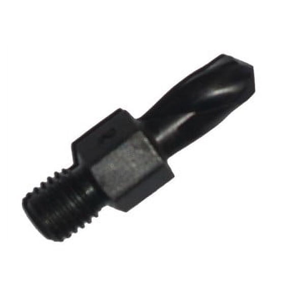 6 Pcs, #40 Cobalt Hss Black Oxide Stubby Threaded Shank Drill Bit, Tsd40St, Number Of Flutes: 2; Cutting Direction: Right Hand, Overall Length: 1/2"; Shank Size: 1/4"-28