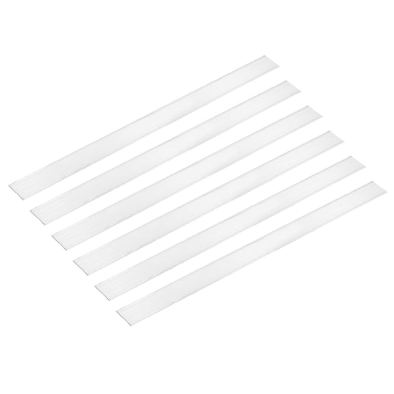 6 Pcs 5/64" Thick x 1-3/8" Width x 16" Long Square 6061 Aluminum Flat Bar