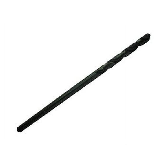 6 Pcs, #50 X 6" Hss Black Oxide Aircraft Extension Drill Bit, Drill America, D/Aa/Cx650, Flute Length: 1"; Overall Length: 6"; Shank Type: Round; Number Of Flutes: 2