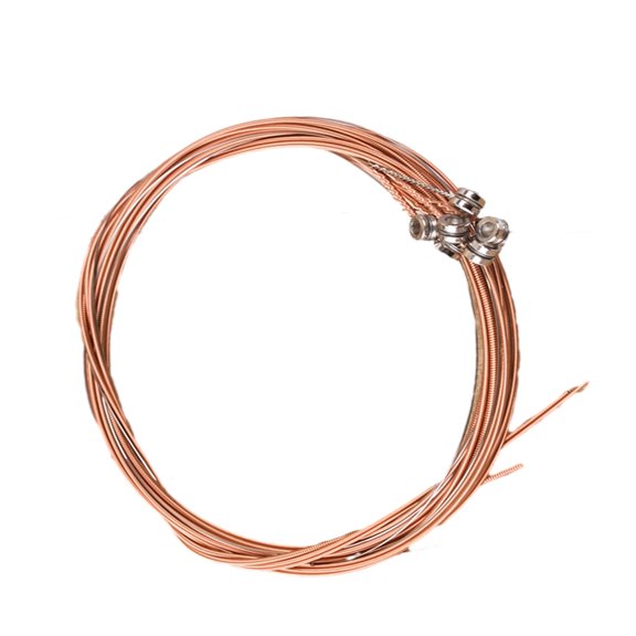 6 Pcs 6-string Acoustic Guitar Strings for Beginners Performers Durable