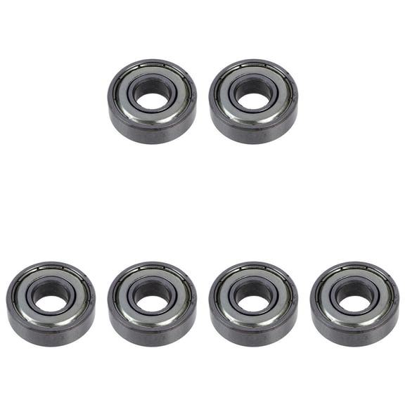 6 Pcs 6000Z Dual Shielded Sealed Deep Groove 26mm x 10mm x 8mm