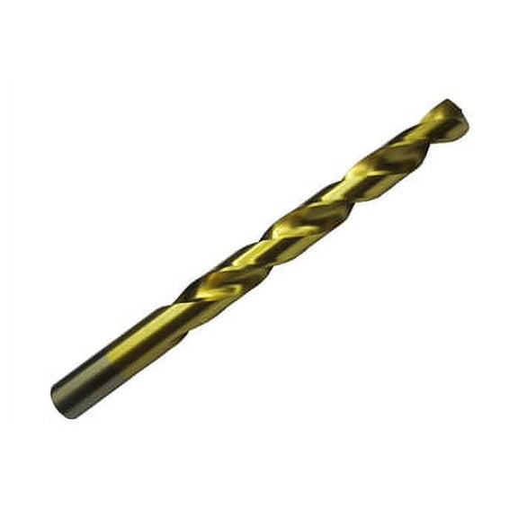 6 Pcs, #7 Tin Coated Jobber Length Drill Bit, Dwdtn7, Flute Length: 2-7/16"; Overall Length: 3-5/8"