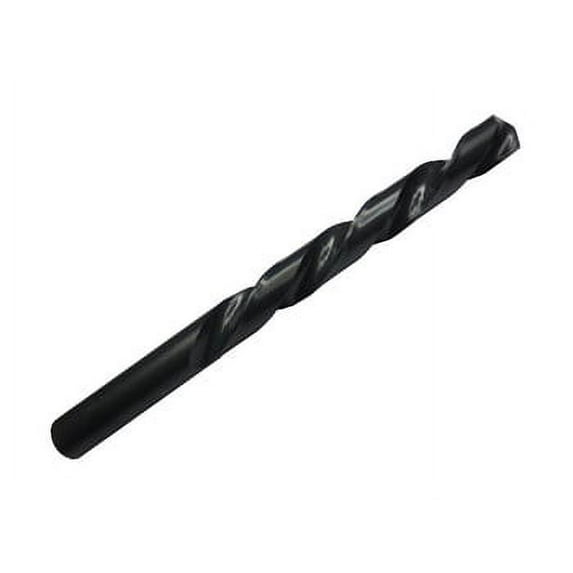 6 Pcs, "A" Hss Black Oxide Jobber Length Drill Bit, Drill America, D/Ana, Flute Length: 2-5/8"; Overall Length: 3-7/8"; Shank Type: Round; Number Of Flutes: 2 Cutting Direction: Right Hand