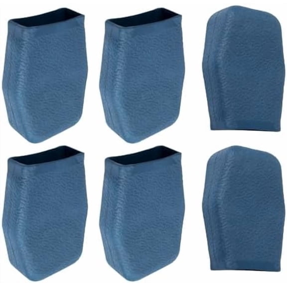 6 Pcs AC19-2 Extension Covers Compatible with Werner Most Single Fiberglass & Aluminum Ladders, Stabilizer Bumpers, Extension Rubber Protector End Caps$$Tools