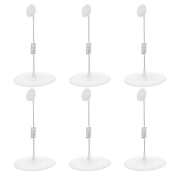 6 Pcs Advertising Label Holder Fixer Logo Decoration Labels