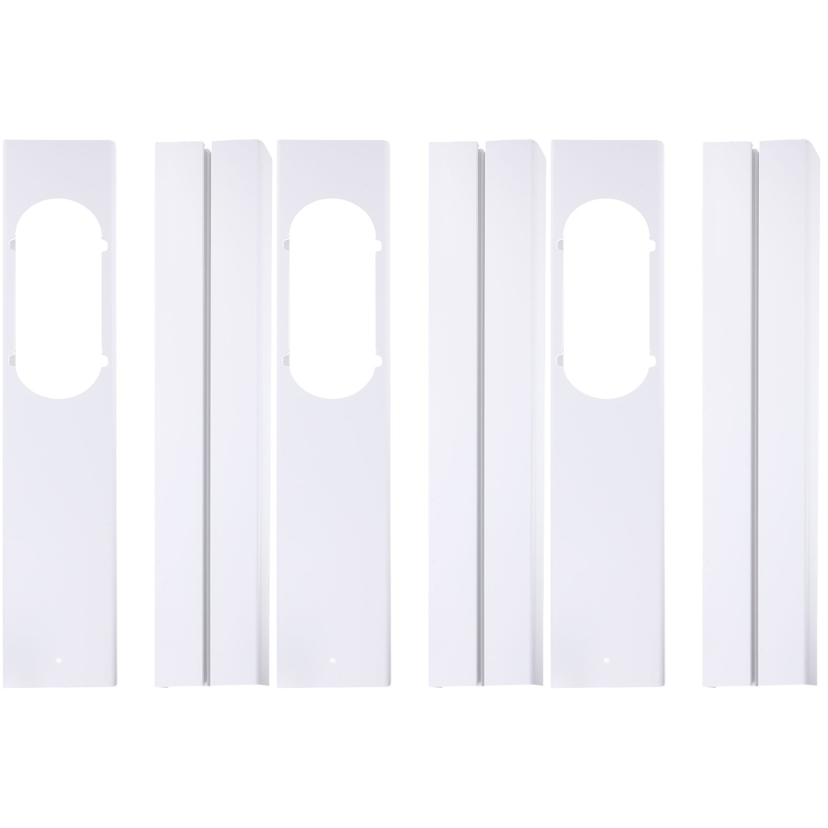 6 Pcs Air Conditioner Baffle Ac Window Vent Kit Ac Window Kit Window