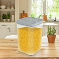 thumbnail image 1 of 6 Pcs Airtight Food Storage Containers Set with Lids Stackable Cereal Container Leakproof Food Storage Container Transparent Kitchen Storage Containers for Flour Sugar Rice Pasta, 1 of 9