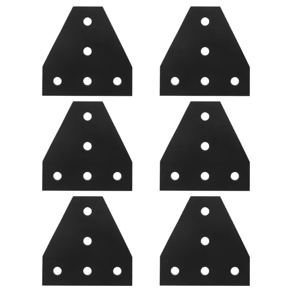 6 Pcs Angle Bracket Aluminum Profile Connecting Plate