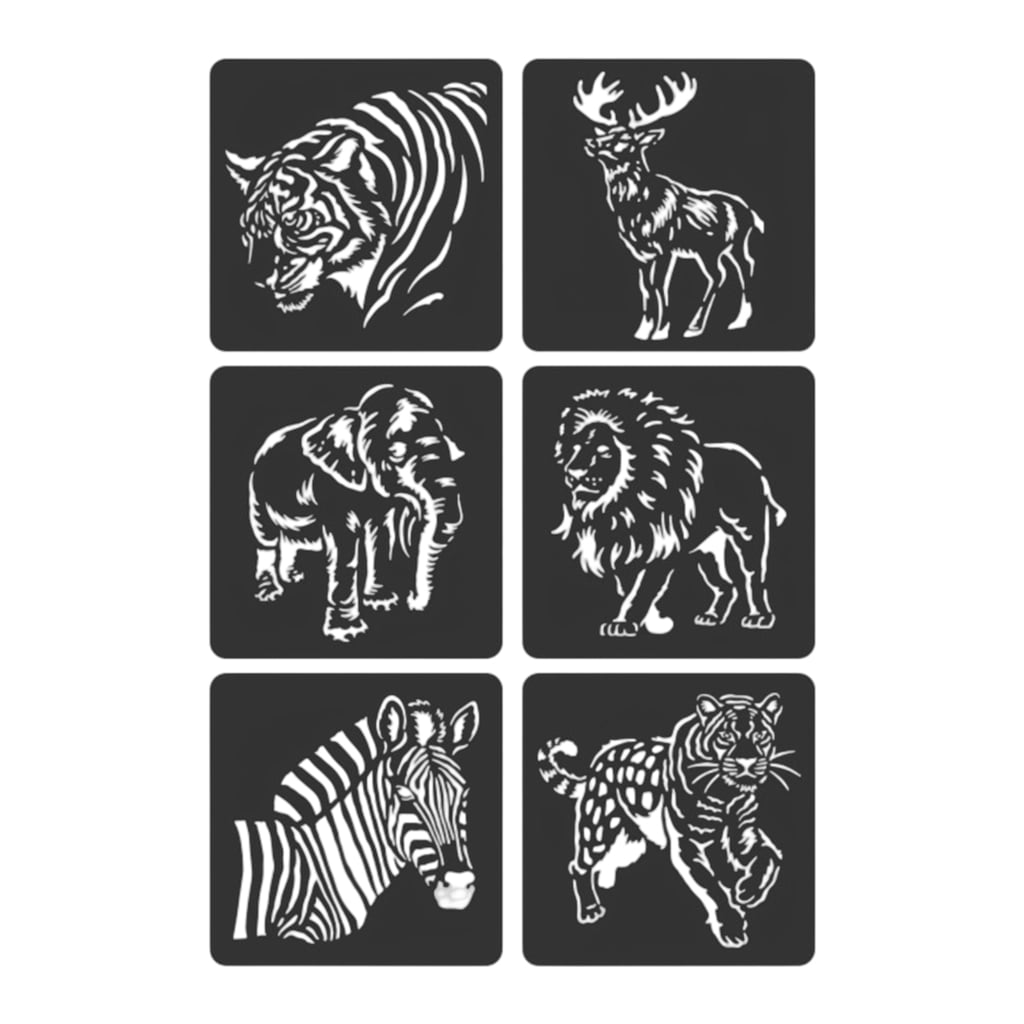 6-pcs-animal-stencils-scrapbook-journal-stencils-paint-art-stencils