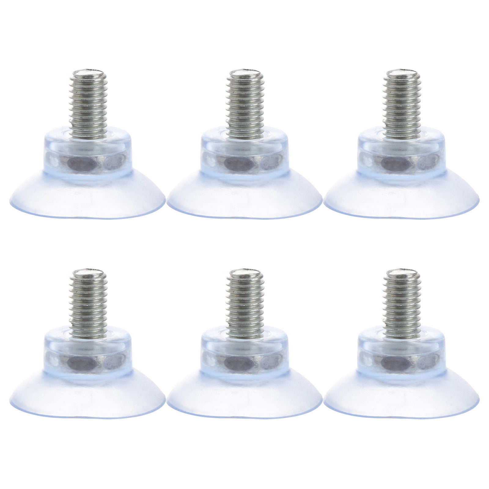 6 Pcs AntiCollision Suction Cup Glass Hook Windshield License Plate