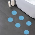 thumbnail image 1 of 6 Pcs Anti-Slip Strips - 3.93in Safety Shower Treads Stickers, Round Bathtub Non Slip Stickers, Floor-Strength Adhesive Grip Appliques - Sky Blue, 1 of 1