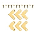 thumbnail image 1 of 6 Pcs Antique Picture Frame Repair Kit Right Angle Connector, 1 of 6