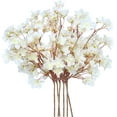 thumbnail image 1 of 6 Pcs Artificial Cherry Blossom Branches,Silk Cherry Blossom Branches 16 inch Fake Floral Branches Bundles Faux Cherry Blossom Stems for Vase Wedding Bouquets Table Centrepiece Decoration, 1 of 7
