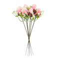 thumbnail image 1 of 6 Pcs Artificial Rose Flowers With Baby’S Breath,Silk Faux Rose Flowers With Stems,10.6 Inch Artificial Rose Flower,For Wedding, Cemetery,Valentine’S Day Home Table Centerpieces Decor,(Pink,10.6 in), 1 of 8
