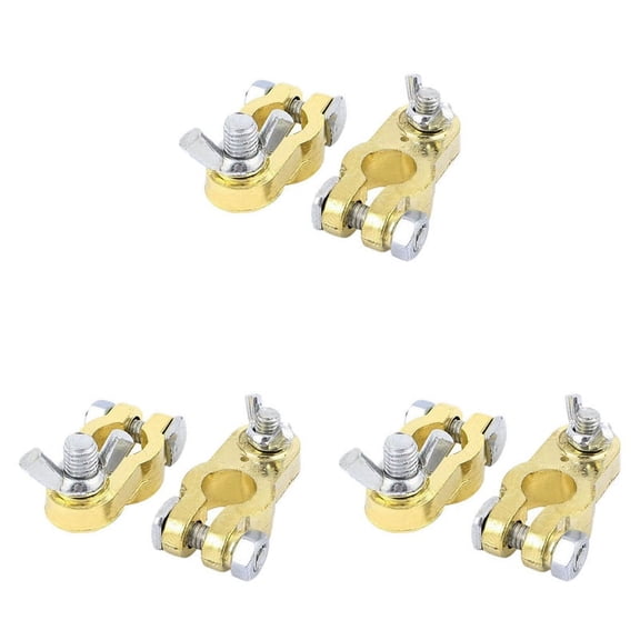 6 Pcs Automotive Car Boat Truck Battery Terminal Clamp Clip Connector Battery Clip Battery Connector