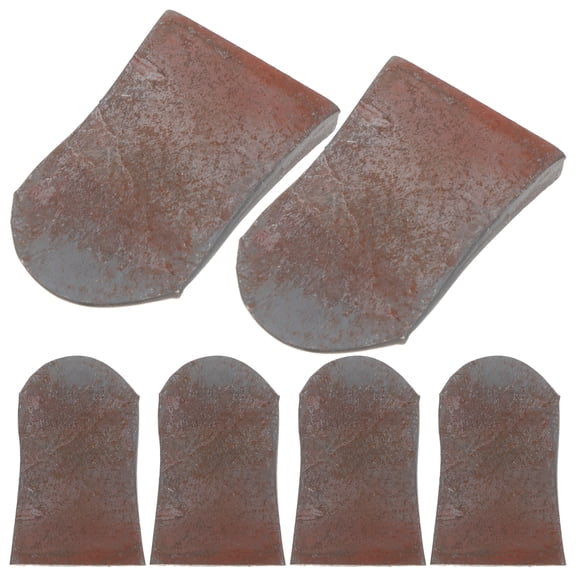 HINTRMENT 6Pcs Sturdy Iron Wedges for Farming Tool Handle Replacement and Stability