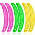 thumbnail image 1 of 6 Pcs Banana Clip Clincher Combs Fishtail Shape Ponytail Banana Clips for Women with Long Hair - Lady Hair Accessory Clamp, 1 of 12