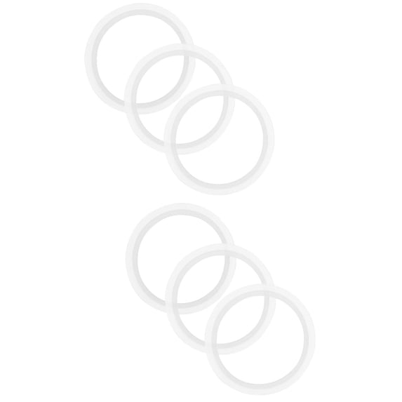 FENGGUIQU Bathroom Sealing Washers White Rubber O Ring for Sink and Vessel