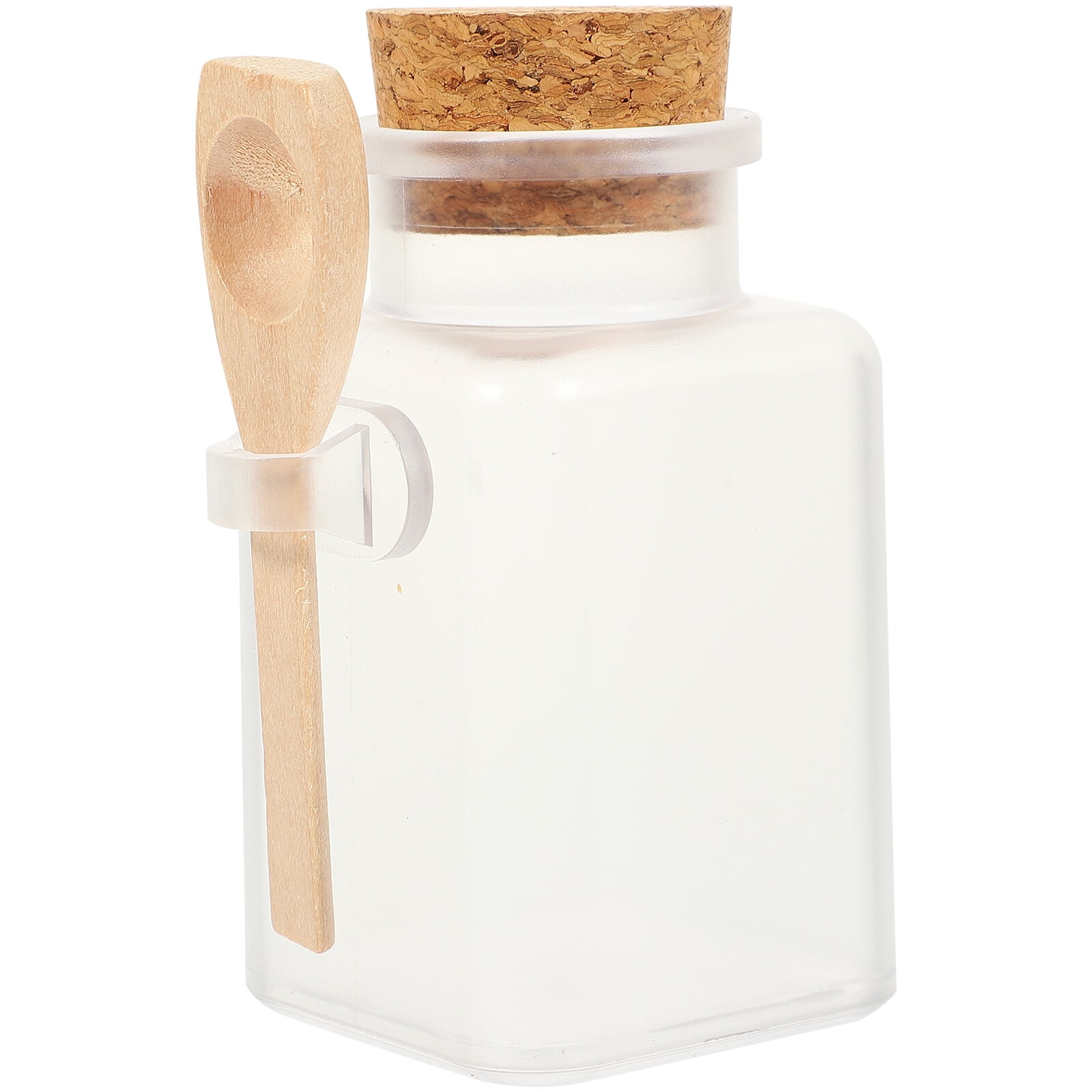 6 Pcs Bath Salts Storage Bottle Plastic Container Holder Travel Bottled