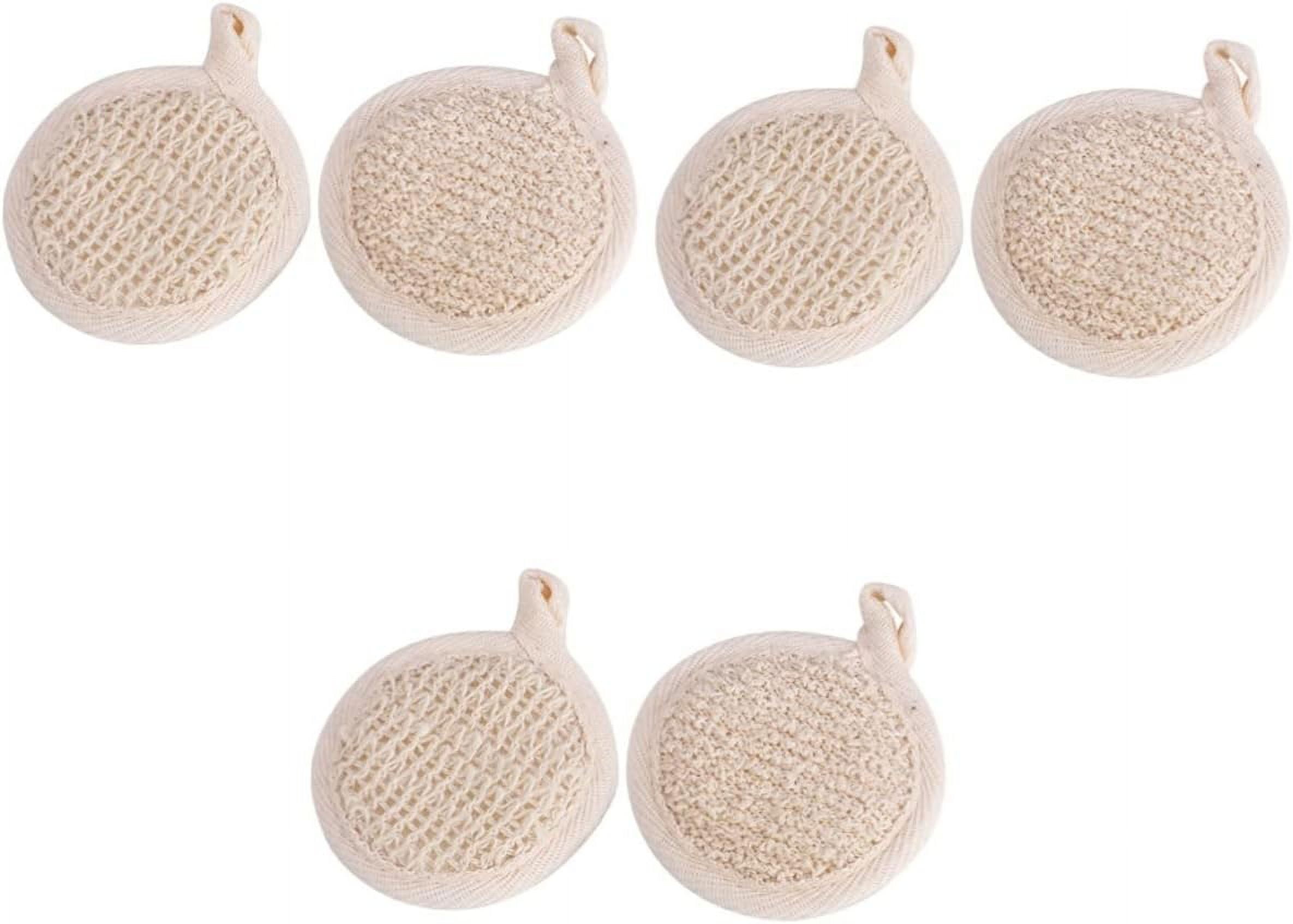 6 Pcs Bath Towel Body Wash Natural Body Scrubs Natural Bath Sponge