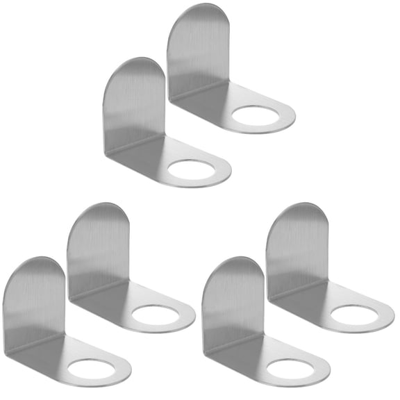 MERRYHAPY Bathroom Bottle Holder Hook Self-Adhesive Design Strong Sealing 6Pcs