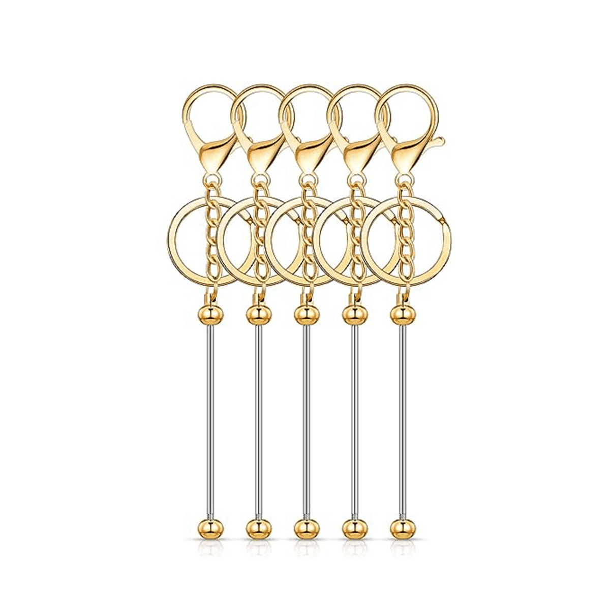 Keychain Bars, Key Ring Beadable Bars – The Silicone Bead Store LLC