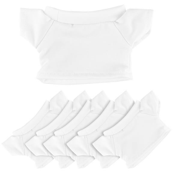 6 Pcs Bear Costume Decorative Doll Reusable Dress Small Stuffed Animal Clothes Shirt