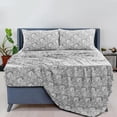 thumbnail image 1 of 6 Pcs Bed Sheets Set-Microfiber  & Solid Bedding Set-Upto 16 Inches Deep Pocket Queen Sheets-Hotel, 1 of 6