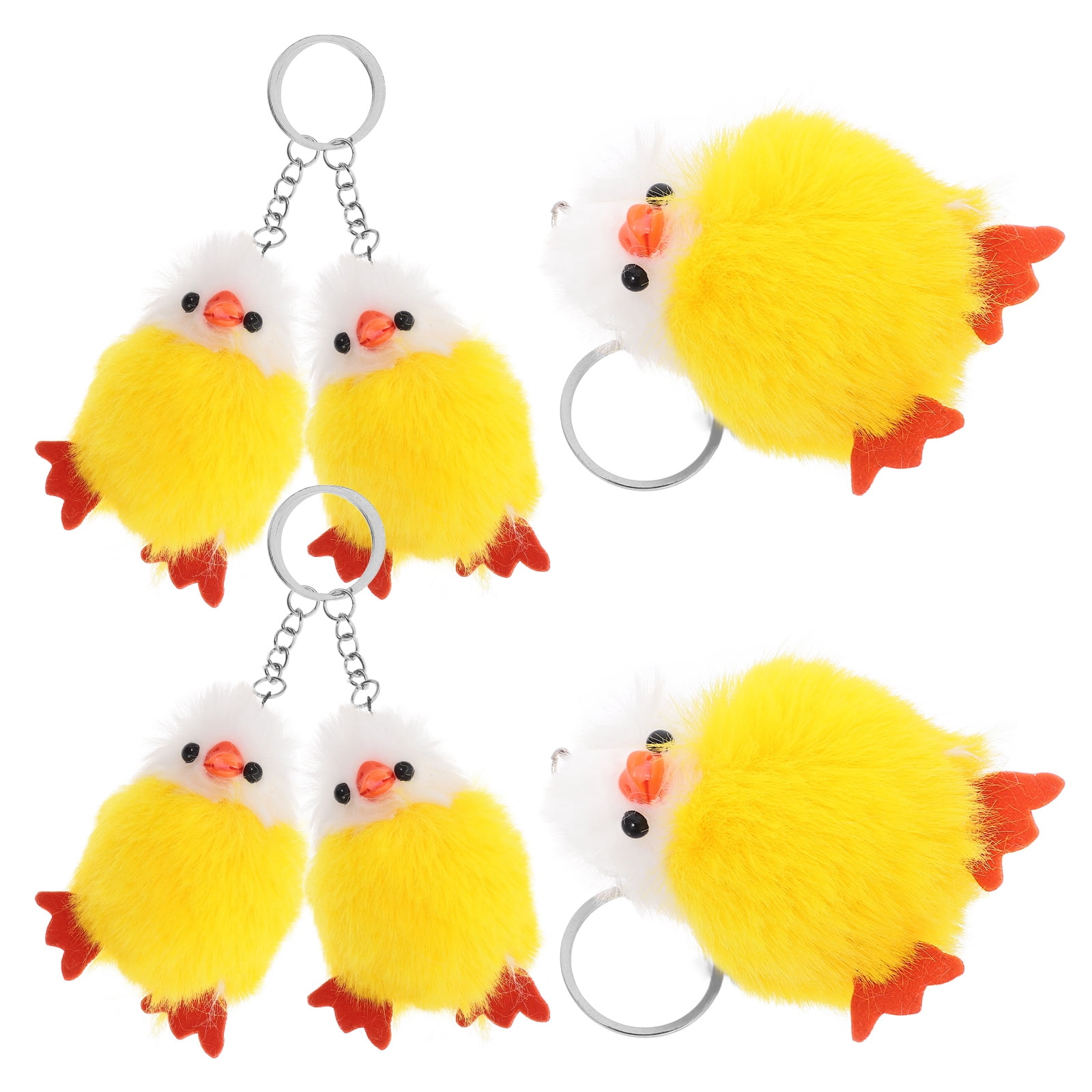 6 Pcs Big Biscuit Props Chick Keychain Chicken Pendant - Walmart.com