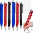 thumbnail image 1 of 6 Pcs Big Pens Jumbo Pen Bulk with Refills Extra Large Ballpoint Black Ink Fat Giant Oversize Retractable, 1 of 6