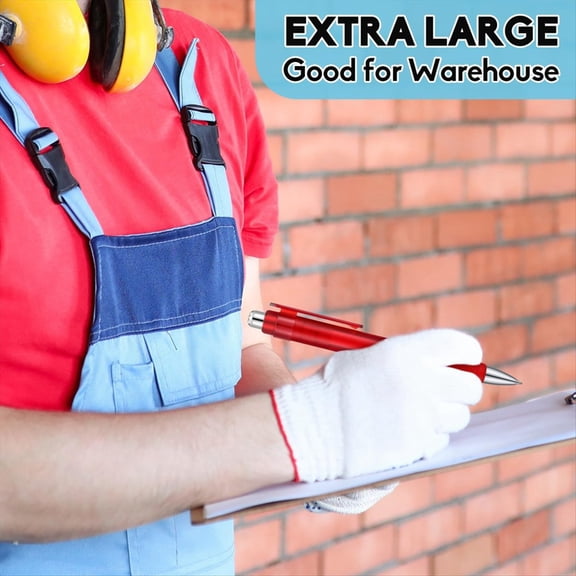 6 Pcs Big Pens Jumbo Pen Bulk with Refills Extra Large Ballpoint Pens