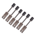thumbnail image 1 of 6 Pcs Black Headless Guitar Bridge String Saddles for Headless Guitar Bridge Replacement Accessories, 1 of 6