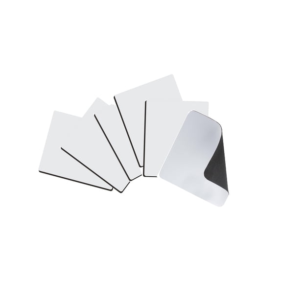 6 Pieces Blanks Square Rectangular Rubber Base Fabric Surface Mouse Pads Sublimation Heat Thermal Transfer Mouse Pad 22 x 18 x 0.02 cm ( Very Thin )