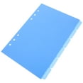 thumbnail image 1 of Blue Binder Dividers with Writable Tabs for Notebook Organization 6Pcs PP Material, 1 of 6
